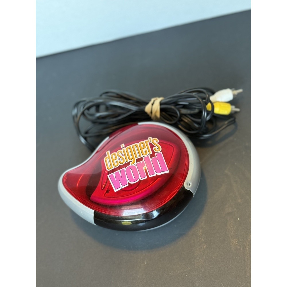 DESIGNER'S WORLD Electronic Plug & Play TV Game Tested Works! Nostalgic, Y2K '06